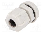 Cable gland; M12; 1.5; IP68; polyamide; grey BM GROUP