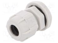 Cable gland; M16; 1.5; IP68; polyamide; grey BM GROUP