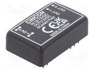 Converter: DC/DC; 3.3/6W; Uin: 18÷72VDC; Uout: 3.3VDC; Iout: 1000mA CINCON