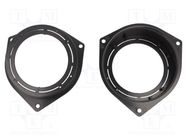 Speaker frame; Alfa Romeo,Citroën,Fiat,Opel,Peugeot; 2pcs. 4CARMEDIA