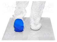 Mat: floor; contamination control; Thk: 1.35mm; white; W: 458mm ANTISTAT