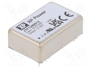 Converter: DC/DC; 12W; Uin: 18÷75V; Uout: 12VDC; Iout: 1000mA; 270kHz XP POWER