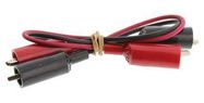 TEST LEAD SET, BLACK, RED, 304.8MM