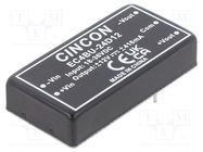 Converter: DC/DC; 10W; Uin: 18÷36V; Uout: 12VDC; Uout2: -12VDC; THT CINCON