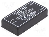 Converter: DC/DC; 15W; Uin: 18÷36V; Uout: 15VDC; Iout: 0÷1000mA; THT CINCON