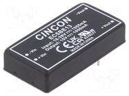 Converter: DC/DC; 15W; Uin: 18÷36VDC; Uout: 15VDC; Iout: 0÷1000mA CINCON