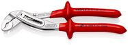 KNIPEX 88 07 250 Alligator® Water Pump Pliers with dipped insulation, VDE-tested chrome-plated 250 mm