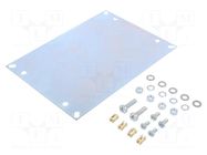 Mounting plate; steel ILME
