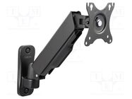 Monitor holder; 9kg; 17÷32"; Arm len: 290mm; for one monitor LOGILINK