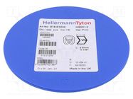 Markers; Marking: W; 1÷3mm; PVC; yellow; -65÷105°C; leaded; HGDC1-3 HELLERMANNTYTON