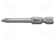 Screwdriver bit; Phillips; PH1; Overall len: 89mm WERA