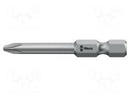 Screwdriver bit; Phillips; PH0; Overall len: 89mm WERA