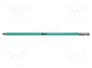 Screwdriver bit; Phillips; PH2; Overall len: 200mm WERA