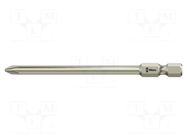 Screwdriver bit; Phillips; PH1; Overall len: 89mm WERA