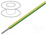 Wire; HELUTHERM® 145; 1x10mm2; stranded; Cu; yellow-green; CPR: Eca HELUKABEL