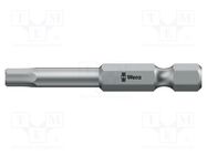 Screwdriver bit; Hex Plus key; HEX 1/8"; Overall len: 152mm WERA