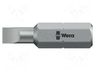 Screwdriver bit; slot; 5.5x1mm; Overall len: 25mm WERA