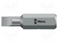 Screwdriver bit; slot; 4,0x0,5mm; Overall len: 25mm WERA