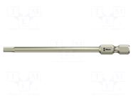 Screwdriver bit; Hex Plus key; HEX 3/32"; Socket size-inch: 1/4" WERA