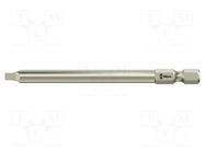 Screwdriver bit; square; RB3; Overall len: 89mm WERA