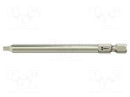 Screwdriver bit; square; RB2; Overall len: 89mm WERA