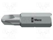 Screwdriver bit; Tri-Wing®; TW4; Overall len: 25mm WERA