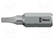 Screwdriver bit; square; #00; Overall len: 25mm WERA