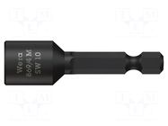 Screwdriver bit; 6-angles socket; 1/4"; HEX 8mm; magnetic WERA