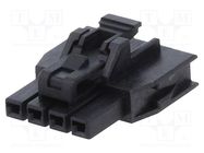 Connector: wire-board; Nano-Fit; PIN: 4; -40÷105°C; UL94V-0; plug MOLEX