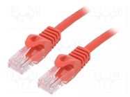 Patch cord; U/UTP; Cat: 6; RJ45 plug,both sides; stranded; CCA; 1m GEMBIRD