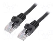 Patch cord; U/UTP; Cat: 6; RJ45 plug,both sides; stranded; CCA; 3m GEMBIRD