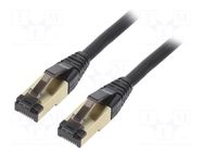 Patch cord; RJ45 plug,both sides; S/FTP; Cat 8; stranded; Cu; 15m GEMBIRD