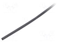 Heat shrink sleeve; glueless,flexible; 2: 1; 3.2mm; black; RNF-100 TE Connectivity