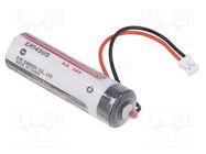 Battery: lithium; 14505; 3.6V; 2700mAh; non-rechargeable EVE BATTERY