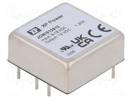 Converter: DC/DC; 15W; Uin: 9÷18VDC; Uout: 12VDC; Iout: 1300mA; 1"x1" XP POWER
