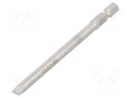 Screwdriver bit; slot; 5.5x1mm; Overall len: 89mm WERA