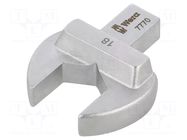Wrench tip; torque,spanner; Spanner: 18mm; Socket size: 9x12mm WERA