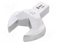 Wrench tip; torque,spanner; Spanner: 27mm; Socket size: 14x18mm WERA