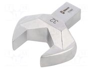 Wrench tip; torque,spanner; Spanner: 32mm; Socket size: 14x18mm WERA