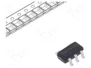 IC: voltage regulator; LDO,linear,fixed; 2.8V; 0.3A; TSOP5; SMD ONSEMI