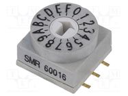 Encoding switch; Pos: 16; SMD; 80mΩ; DC load @R: 0.2A/42VDC; LCP KNITTER-SWITCH