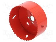 Hole saw; 95mm; Thread: 5/8" YATO