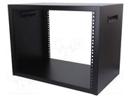 Enclosure: rack cabinet; Standard: 19"; 8U; Enclos.mat: steel HAMMOND