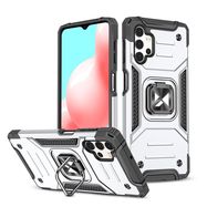 Wozinsky Ring Armor tough hybrid case cover + magnetic holder for Samsung Galaxy A73 silver, Wozinsky