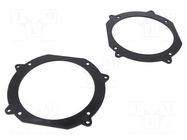 Speaker frame; 130mm; Volvo; Volvo 740 1984->1992; 2pcs. ACV