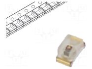 LED; SMD; 0402; yellow; 60mcd; 1x0.5x0.5mm; 120°; 20mA; λd: 590nm LUMEX