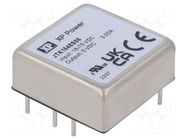 Converter: DC/DC; 15W; Uin: 18÷75VDC; Uout: 5VDC; Iout: 3A; 1"x1"; THT XP POWER