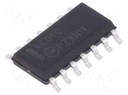 IC: digital; NOT; Ch: 6; IN: 1; CMOS; SMD; SO14; 2÷6VDC; -40÷85°C; tube ONSEMI