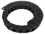 Cable chain; 10; Bend.rad: 75mm; L: 1006mm; non-openable frames 