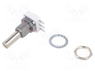 Potentiometer: shaft; single turn; 100kΩ; 1W; ±10%; 6mm; linear VISHAY